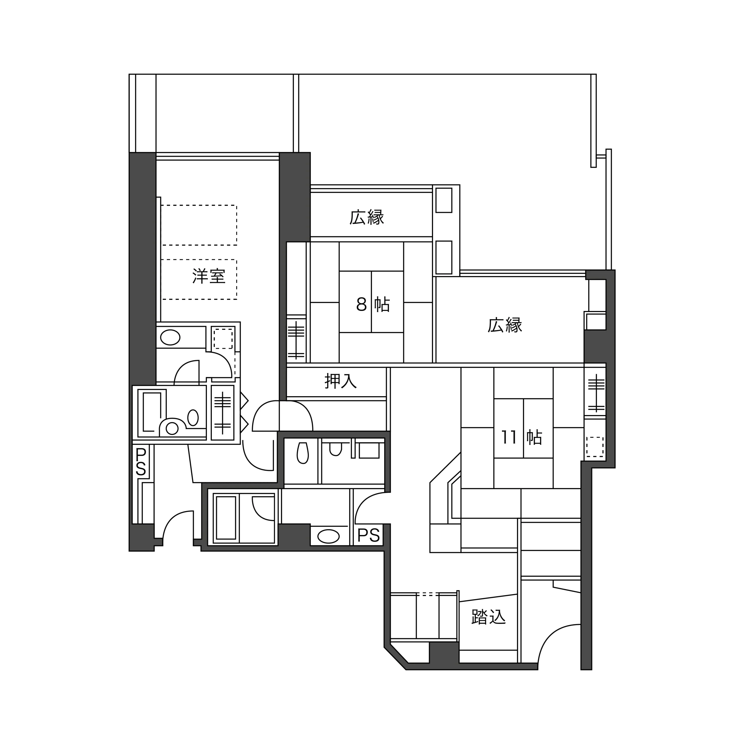 スイート間取り